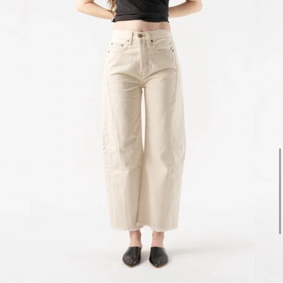 B Sides Lasso Jean Off White Size 27 - Picture 13 of 13